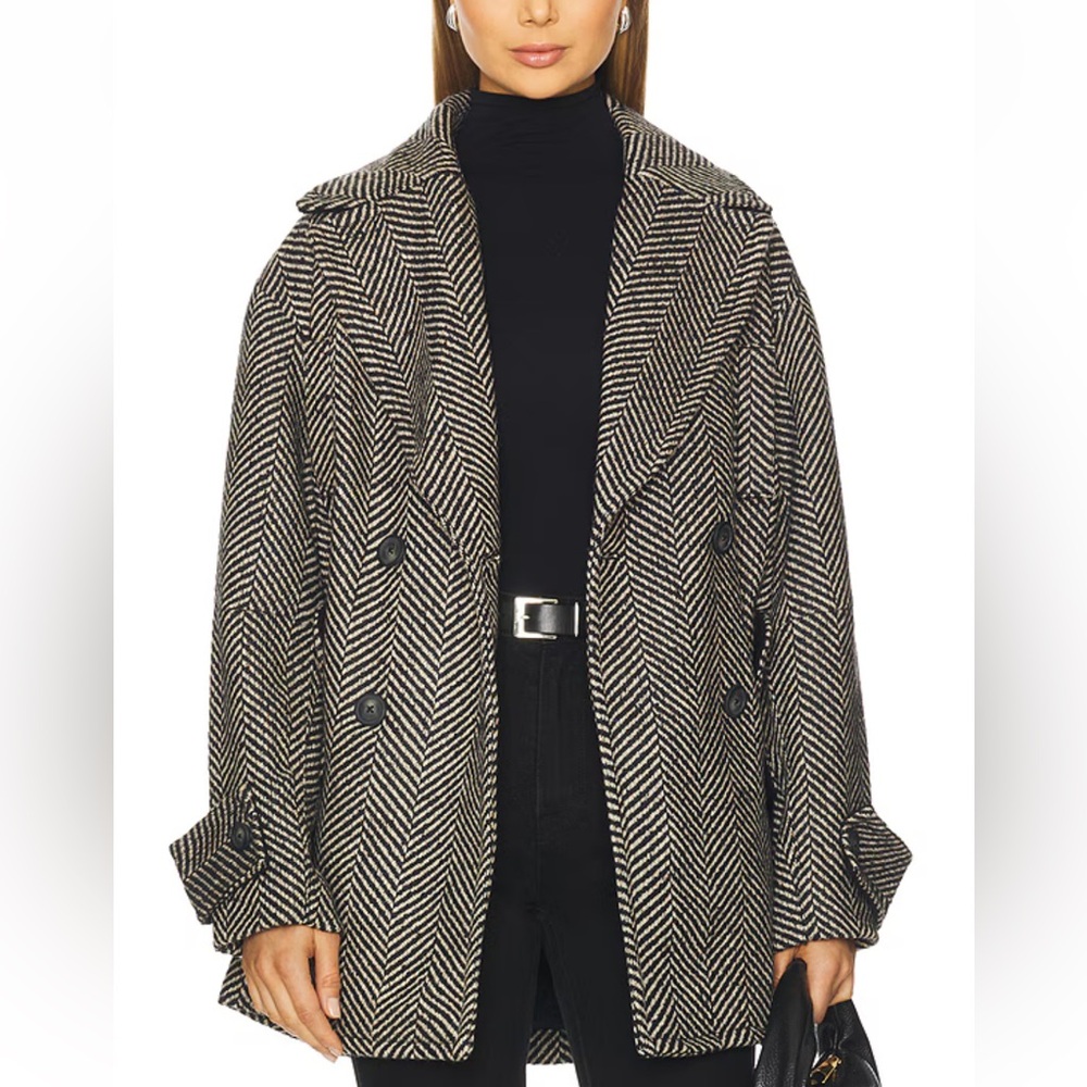New Free People Ari Wool Coat